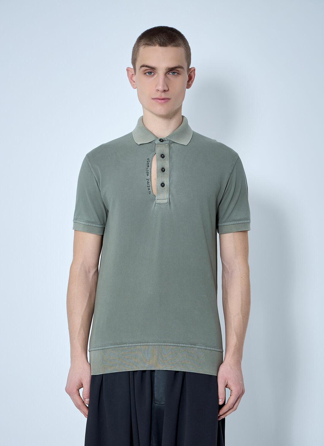Vivienne Westwood Ripped Polo Shirt
