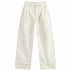 Nudie Jeans Co Women's Nudie Suki Workwear Sailor Pants in Ecru