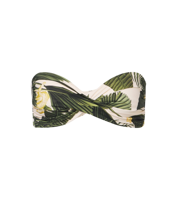 Photo: Johanna Ortiz Printed bandeau bikini top