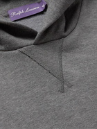 Ralph Lauren Purple label - Cotton-Blend Jersey Hoodie - Gray