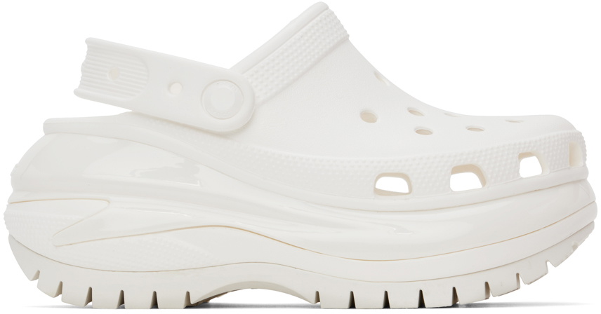 Crocs White Mega Crush Clogs Crocs