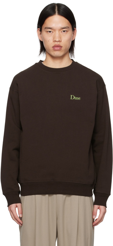 Photo: Dime Brown Classic Sweatshirt