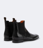 Santoni Leather Chelsea boots