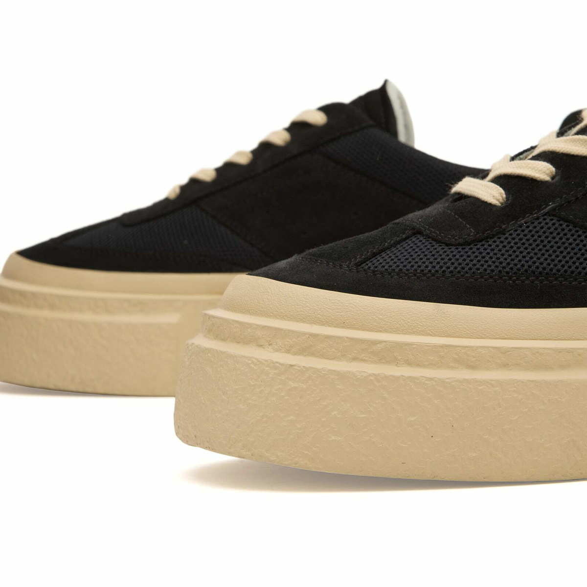 MM6 Maison Margiela Men's Oversized Sole Sneaker in Black