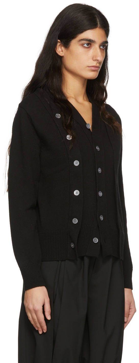 Trunk Project Black Cotton Cardigan