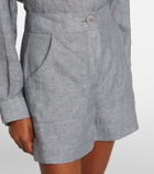 Eres Enjouée linen shorts