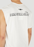 Hang In There Single Sleeve T-Shirt in White