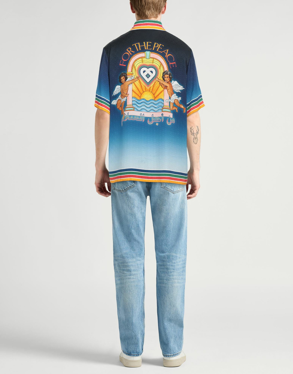 Casablanca Mens Shirt Midnight in Blue