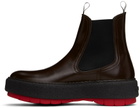 SUNNEI Brown Cemento Chelsea Boots