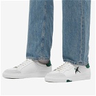 Axel Arigato Men's Clean 180 Heart Bird Sneakers in White/Green