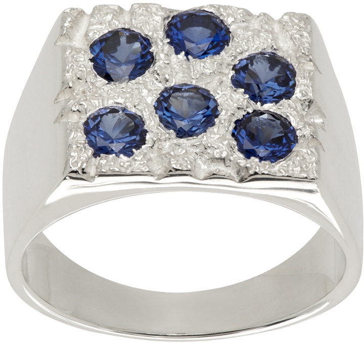 Photo: Bleue Burnham Silver 'The Rose Garden Signet' Ring