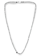 MIKIA - Sterling Silver Beaded Necklace