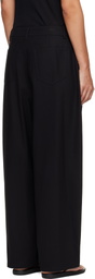 LE17SEPTEMBRE Black Oblong Trousers