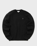 Maison Kitsune Bold Fox Head Patch Comfort Sweatshirt Black - Mens - Sweatshirts