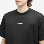 Jil Sander+ Men's Jil Sander Plus Logo Active T-Shirt in Black