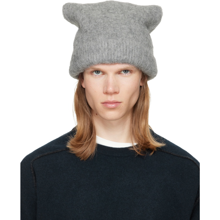Photo: Maison Margiela Gray Wool Beanie