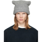 Maison Margiela Gray Wool Beanie