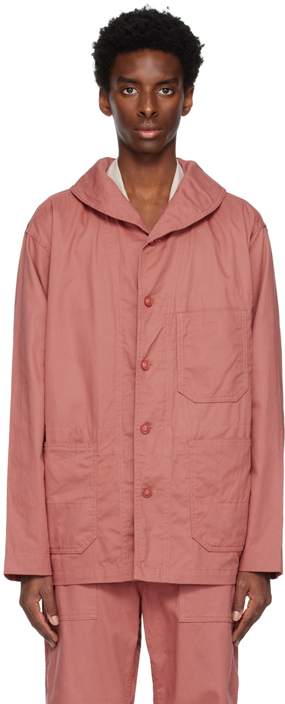Photo: Engineered Garments Pink Shawl Collar Jacket