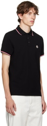 Moncler Black Patch Polo