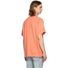 John Elliott Orange Sun-Drenched University T-Shirt