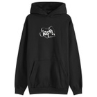 Lo-Fi Men's Broken Logo Hoodie in Black