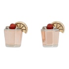 Paul Smith Silver Whiskey Sour Cufflinks