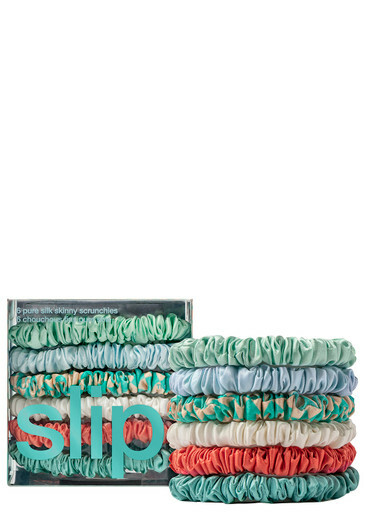 Slip Pure Silk Skinny Scrunchies - Seabreeze