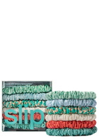 Slip Pure Silk Skinny Scrunchies - Seabreeze