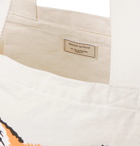 Maison Kitsuné - Logo-Print Cotton-Canvas Tote Bag - Neutrals