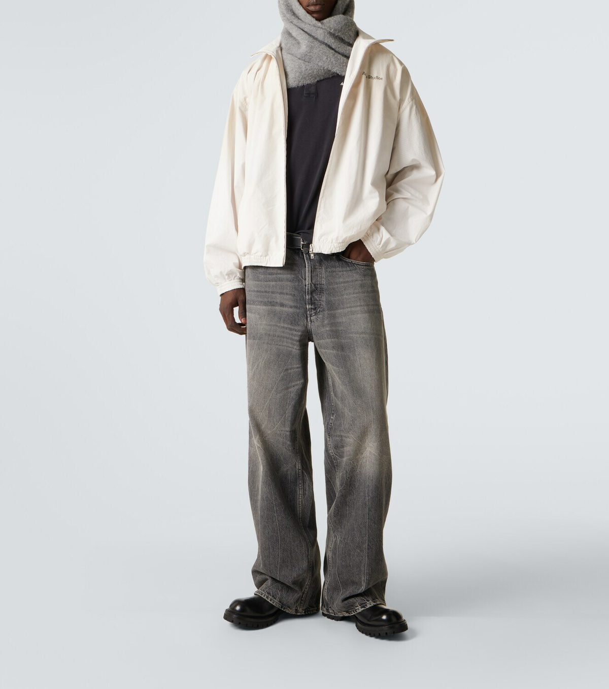 Acne Studios Cotton piqué polo shirt