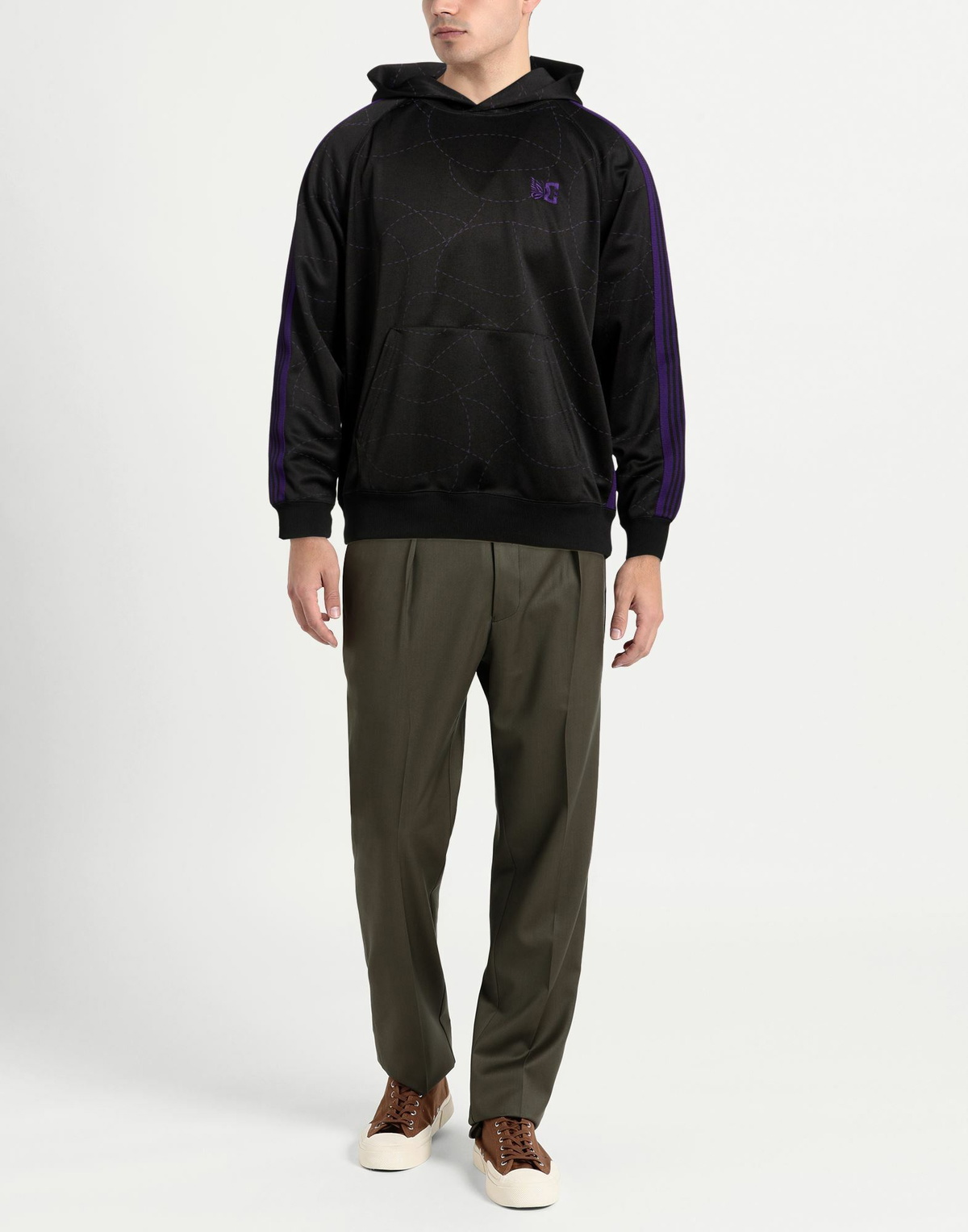 Needles Mens Sweatshirt in Black