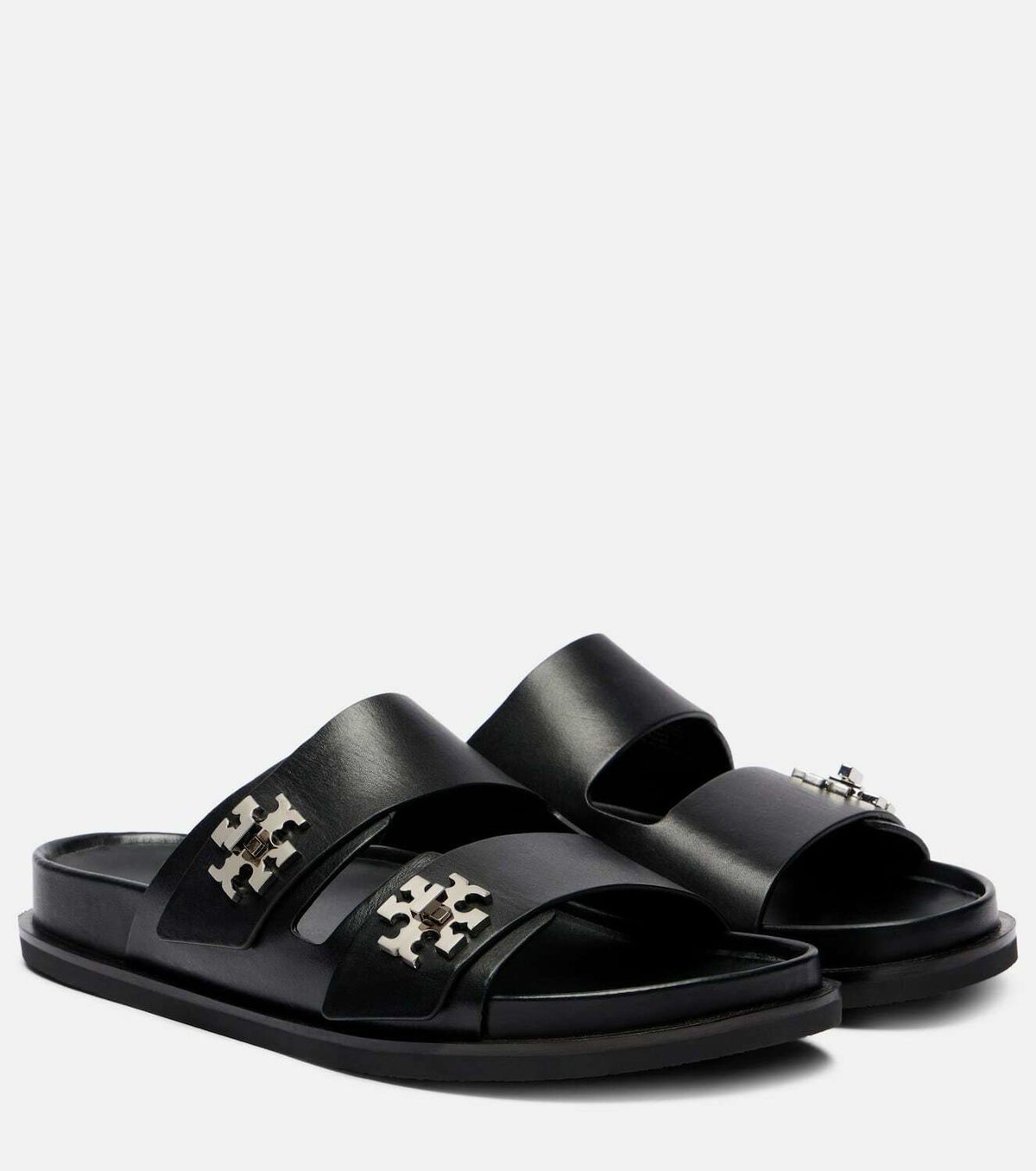 Tory Burch Turnlock leather slides