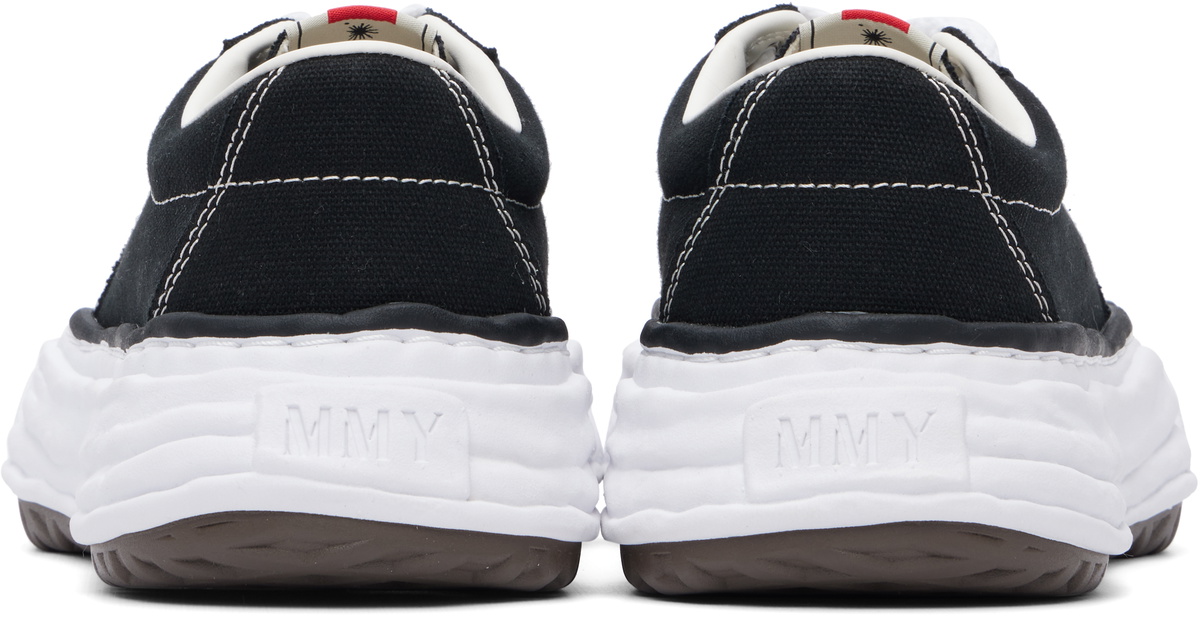 Maison MIHARA YASUHIRO Black 'Eric' OG Sole Canvas Low-Top Sneakers
