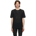 Saint Laurent Black Round Neck T-Shirt