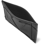 Valentino - Logo-Appliquéd Full-Grain Leather Cardholder - Black