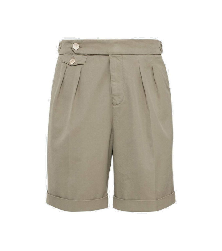 Photo: Brunello Cucinelli Cotton Bermuda shorts