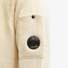 C.P. Company Men's Lens Knit Jumper in Pistachio Shell