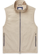 BRUNELLO CUCINELLI - Hooded Shell Gilet - Neutrals