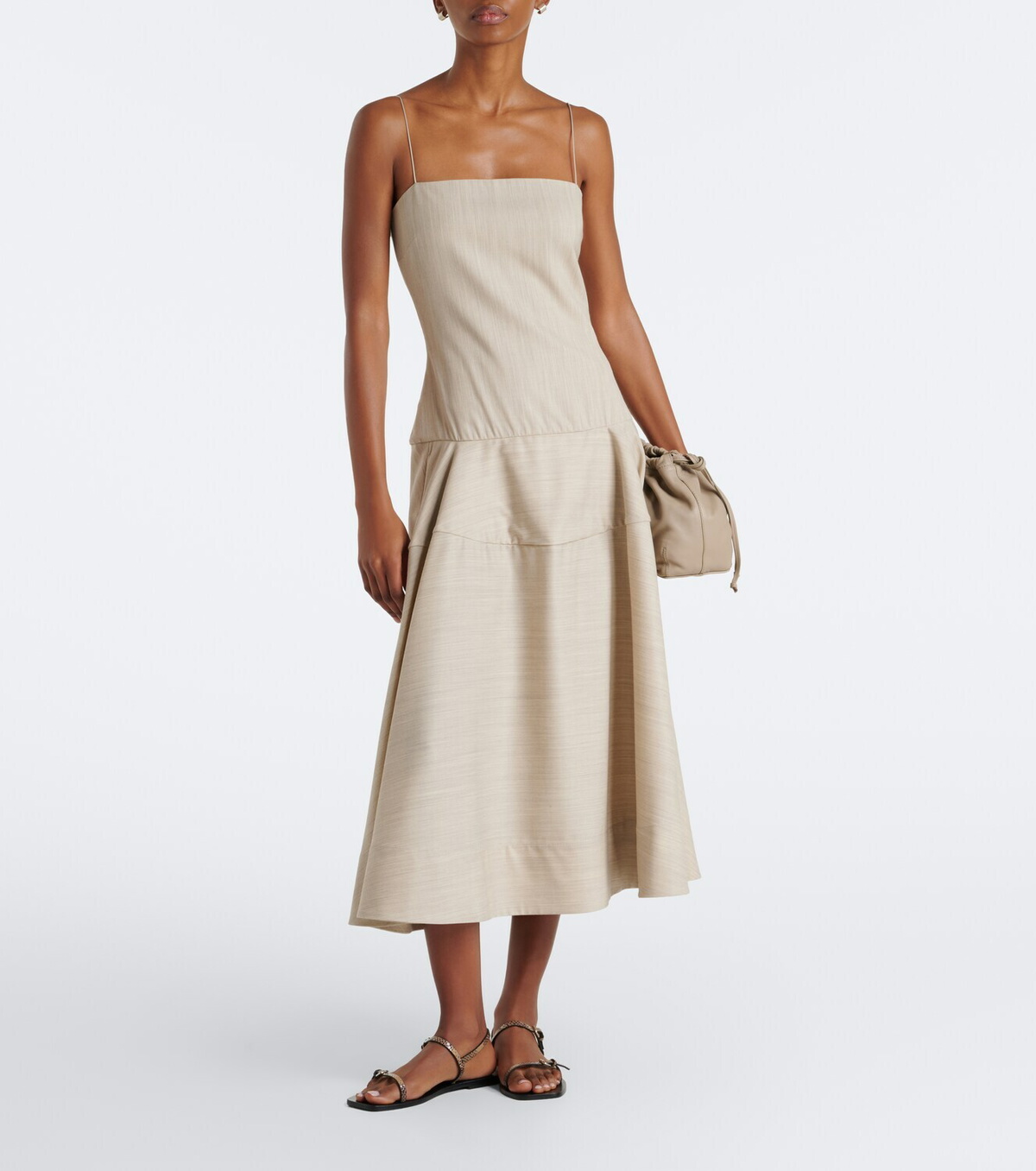 A.Emery Adley snake-effect leather sandals