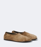 Lemaire Calf-hair slip-on shoes