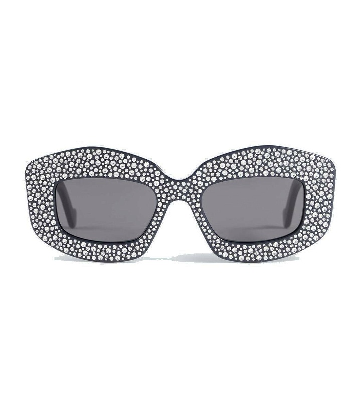 Photo: Loewe Crystal-embellished round sunglasses