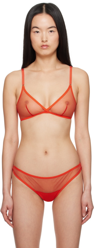 Photo: Yasmine Eslami Orange Jeanne Soft Bra