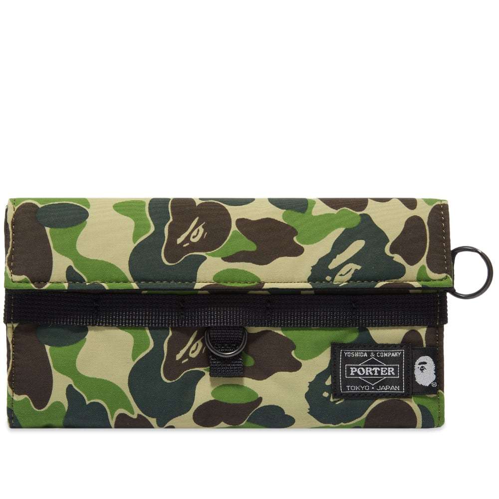 A Bathing Ape x Porter Colour Camo Wallet A Bathing Ape