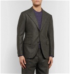Camoshita - Vitale Barberis Canonico Dark-Grey Wool Suit Jacket - Gray