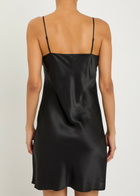 Olivia Von Halle Venus Silk Night Dress Black