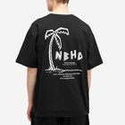 Neighborhood Men's 6 Printed T-Shirt in Black