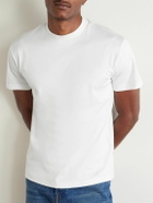 Lardini - Mercerised Cotton-Jersey T-Shirt - White