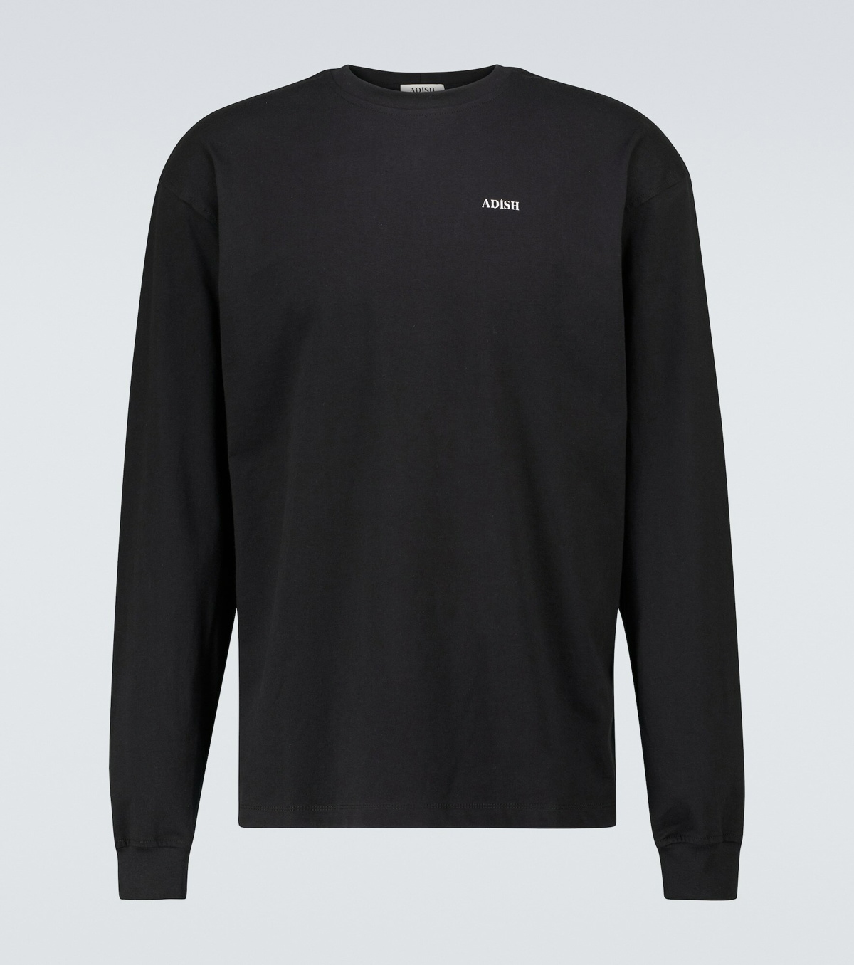 Adish - Logo-Embroidered Cotton-Jersey Sweatshirt - Black ADISH