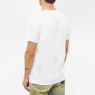 Balmain Men's Foil Paris Logo T-Shirt in White/Gold