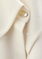 Clea Aldo Sequin-embellished Woven Jacket Cream